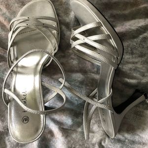 Strappy high heel sandals